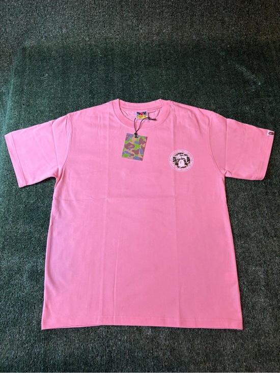 Bape Other - Bape Pink Short Sleeve Tee with Small Chest Logo
